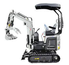 Mini-pelle Rhinoceros KS12-9 – Moteur Diesel Kubota 14 CV, 1200 kg | Hydraulique italienne KDK & EATON neuve