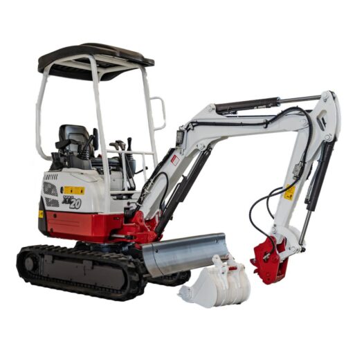 Mini-pelle Rhinoceros XN 20 – Moteur Diesel Kubota D902 Euro 5, 2000 kg | Hydraulique NACHI neuve