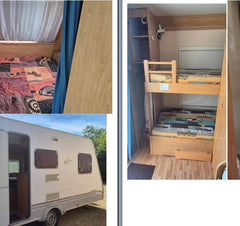 Caravane Sterckeman Starlett 470 PE 2009 – 4/6 couchages – Simple essieu – 6.70m -occasion