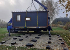 Conteneur mobile Tiny House avec deux chambres (32 m²)