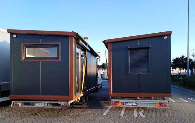 Conteneur mobile Tiny House avec deux chambres (32 m²)