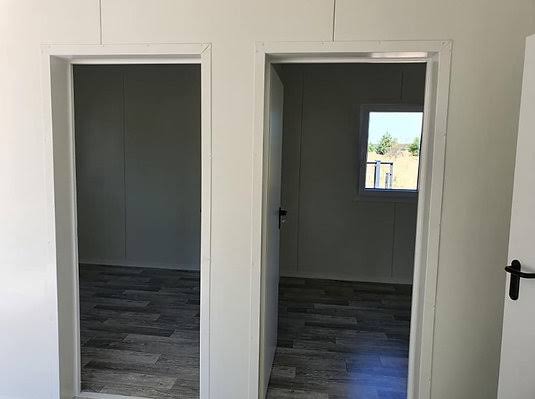 Conteneur mobile Tiny House avec deux chambres (32 m²)