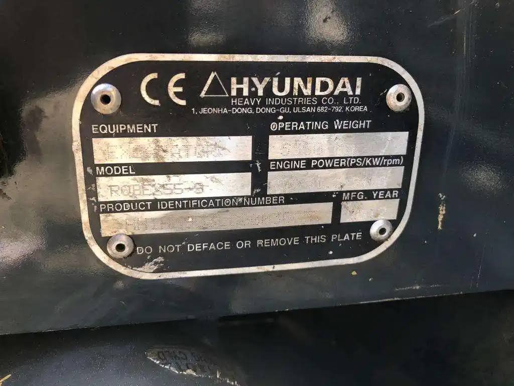 Hyundai R55-9, (2012), 5.6T – occasion