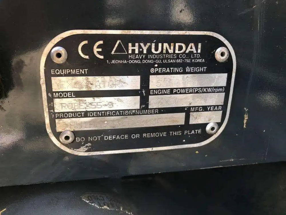 Hyundai R55-9, (2012), 5.6T – occasion