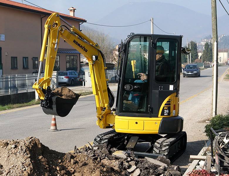 Komatsu PC26MR-3, (2013), 4132 heures, 2.8T – occasion