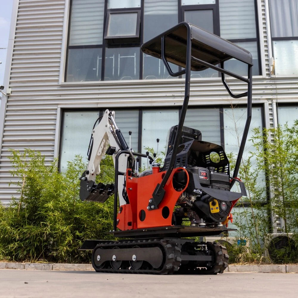 Mini Excavateur HT08 – 800 kg, Moteur KOOP 192F 7 kW, Chenilles Ajustables neuve