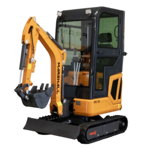 Mini pelle Marshall PX-16C – Moteur Kubota D722 diesel 16 CV, 1600 kg,neuve