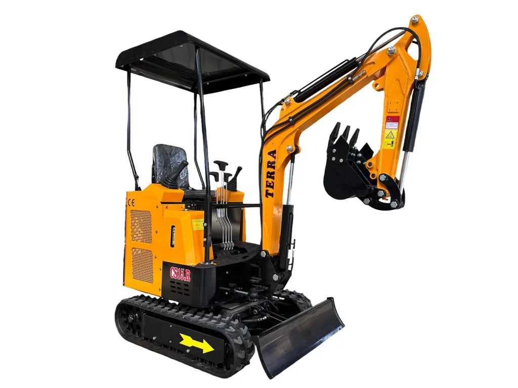 Mini Pelle  TERRA CS24.R – Diesel 24 CV, 2 180 kg, Déport Hydraulique, Voie Variable neuve