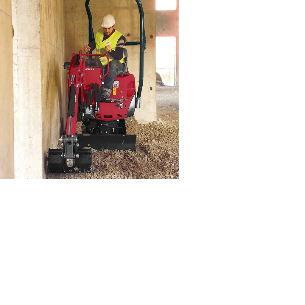 Mini Pelle Yanmar ViO10-2A – Diesel 12,5 CV, 1 220 kg, Déport Zéro, neuve