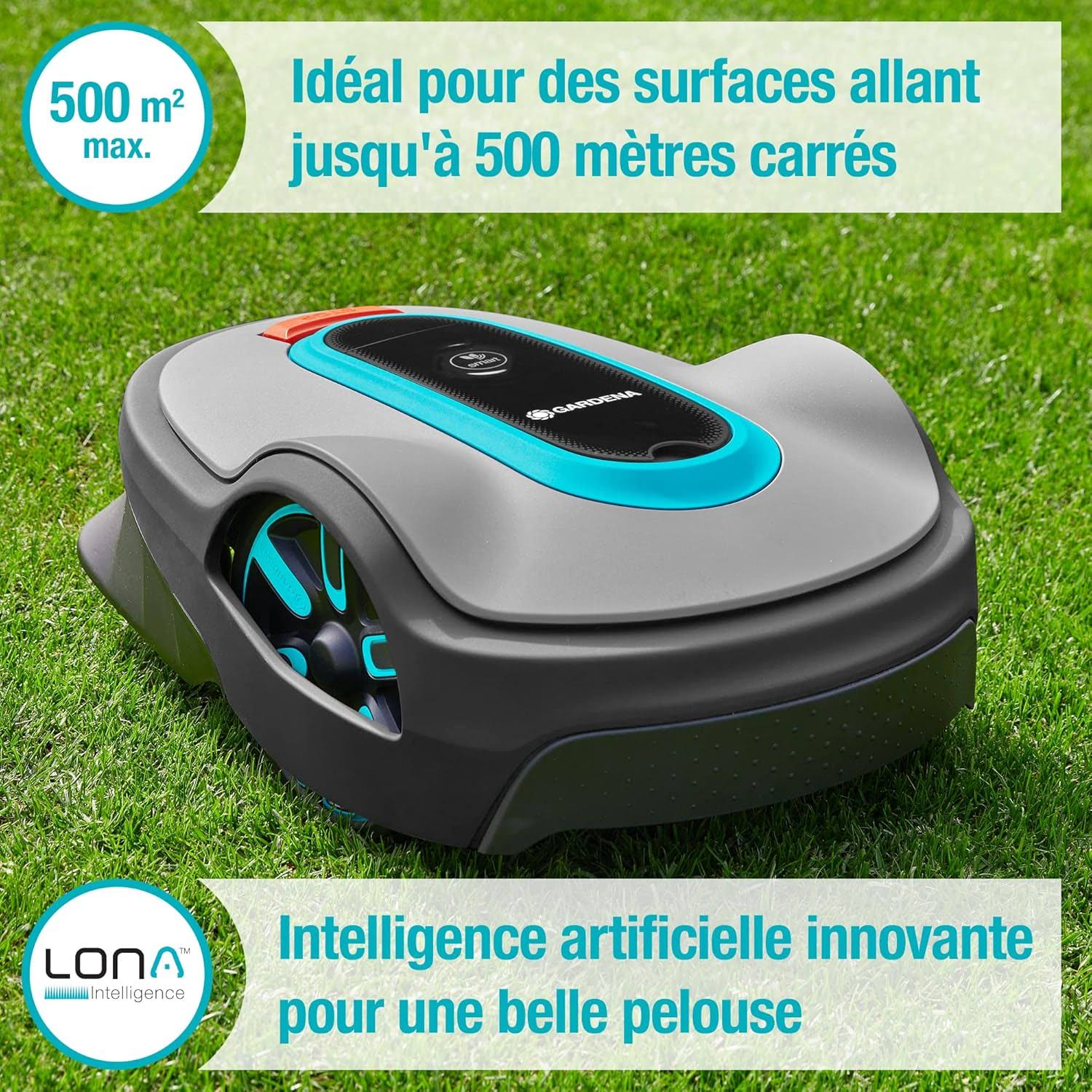 Tondeuse robot Gardena Smart sileno City 500