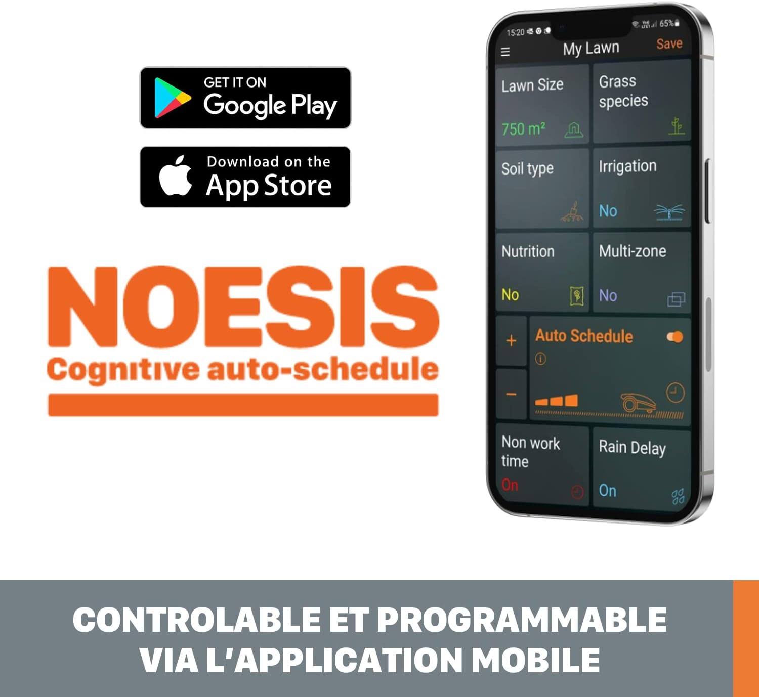 Tondeuse robot Worx Landroid M700 Wifi WR142E